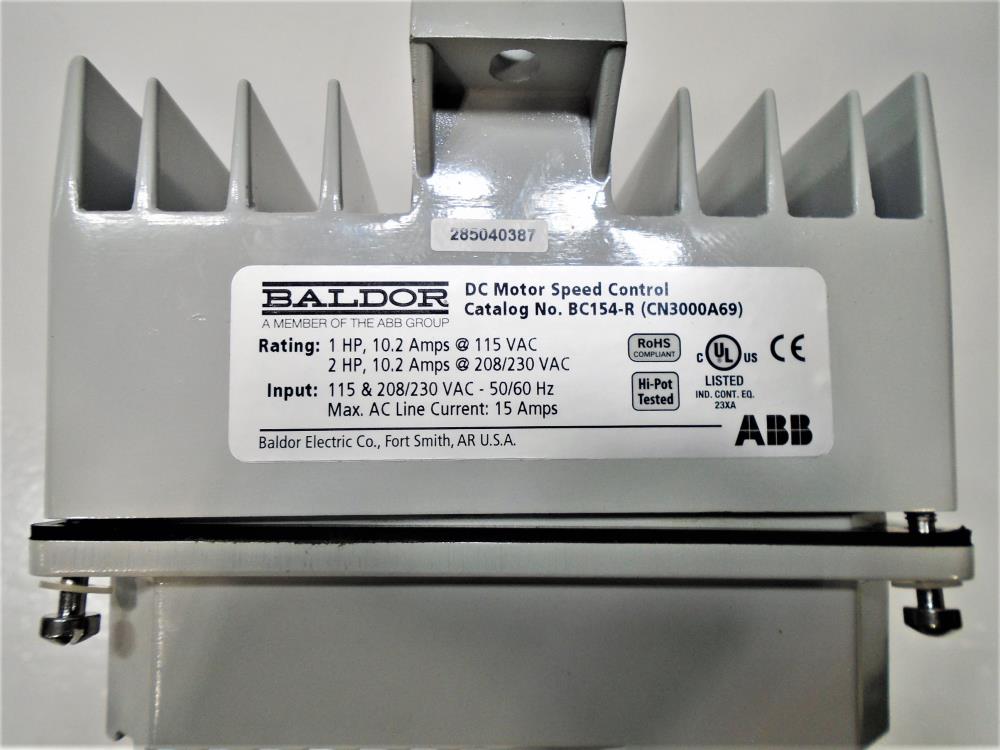 Baldor 2 HP Motor Speed Control, BC154-R DC (CN3000A69)